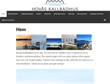 Tablet Screenshot of hovaskallbadhus.se